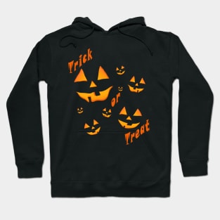 Halloween Trick or Treat Jack-O-Lanterns or Jack-O’Lanterns smiling Hoodie